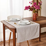 Soft Pötikareli Runner - Gri - 50x130 cm