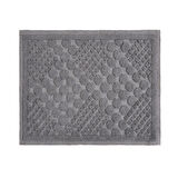 Soft Kağan 2'li Banyo Paspası - Gri - 60x100 cm + 50x60 cm
