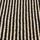 Soft Helga Yüz Havlusu - Ekru / Siyah - 50x90 cm