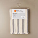 Soft Alno Masa Örtüsü - Ekru / Antrasit - 140x200 cm