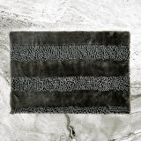 Soft Line 2'li Banyo Paspası - Antrasit - 60x90 cm + 45x60 cm