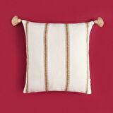 Soft Palm Breeze Adis Kırlent - Ekru - 45x45 cm