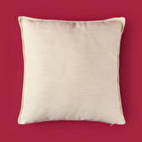 Soft Palm Breeze Haris Kırlent - Bej - 45x45 cm