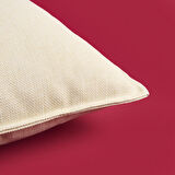 Soft Palm Breeze Haris Kırlent - Bej - 45x45 cm