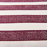 Soft Earthy Hues Line Kırlent - Ekru / Mürdüm - 30x50 cm