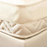 Soft Basic Çift Kişilik Lastikli Çarşaf - Ekru - 160x200 cm