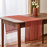 Soft Santa Runner - Kiremit - 35x145 cm