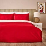 Soft Love Çift Kişilik Nevresim Takımı - Kırmızı / Pembe