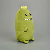 Soft Dinozor Figürlü Yastık - Yeşil - 30x33 cm