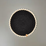 Soft Laetus Amerikan Servis - Siyah - 33x33 cm