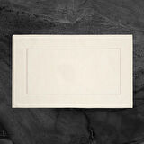 Soft Pete 2'li Banyo Paspası - Beyaz - 60x100 cm + 50x60 cm