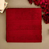 Soft Lapa Yüz Havlusu - Bordo - 50x90 cm