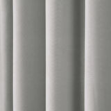 Soft Mori Fon Perde - Gri - 300x270 cm