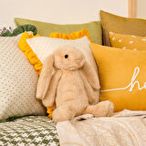 Soft Tavşan Figürlü Yastık - Asorti - 13x34 cm