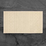 Soft Merry Natürel 2'li Banyo Paspası - Bej - 60x100 cm + 50x60 cm