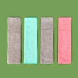 4'lü Mikrofiber Temizlik Bezi - Renkli