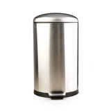 Bombe Kapaklı Çelik Çöp Kovası - Inox - 30 lt