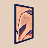 Deco Keep Workingin Duvar Panosu - Mavi / Pembe - 30x40 cm