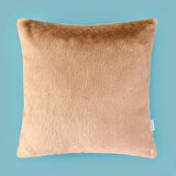Soft Post Kırlent Kılıfı - Bej - 45x45 cm