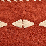 Soft Tufting Thek Banyo Paspası - Kiremit - 60x90 cm