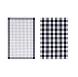 Home Madrid 2'li Kurulama Bezi - Siyah - 45x65 cm