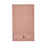 Kiraz Desenli Mutfak Havlusu - Pembe