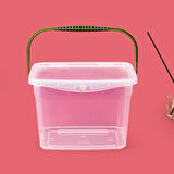 Life Q-Box Saplı Saklama Kabı - Şeffaf - 4 lt