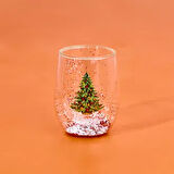 Kitchen Borosilikat Ağaç Desenli Kupa - Renkli - 300 ml