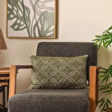 Soft Slice Kırlent - Yeşil - 35x55 cm