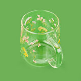 Glass Cam Figürlü Kupa - Şeffaf - 450 ml