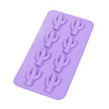 Kaktüs Buz ve Çikolata Kalıbı - Lila