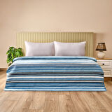 Soft Serula Çift Kişilik Battaniye - Mavi - 180x220 cm