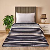 Soft Nerida Tek Kişilik Battaniye - Lacivert - 150x200 cm