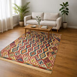 Soft Talu Halı - Renkli - 120x180 cm