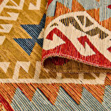 Soft Kökez Halı - Renkli - 80x150 cm