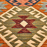 Soft Kökez Halı - Renkli - 80x150 cm