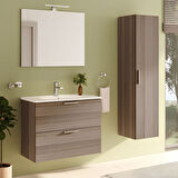 VitrA Mia 75101 Banyo Dolabı Seti Çekmeceli 80 cm Cordoba
