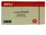 Aplı Yapışkanlı Not Kağıdı Classic 100 Yaprak 125X75 10976 (12 Li Paket)