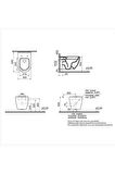 S60 Smooth Flush Asma Klozet 7510l003-0090, Unıversal 2 Soft Klozet Kapağı 121-003-909