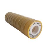 10 ADET TEFLON BANT KÜÇÜK SIHHİ TESİSAT SU SIZDIRMAZLIK BANDI 12mm X 8 MT DOĞALGAZ TESİSAT BANDI 