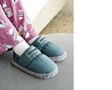 Peluche Mold Gray Parachute Child Slipper Çocuk Günlük Ev Pandufu PAR-CKI Yeşil