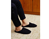 Peluche Navy Blue Baklava Canak Slipper Erkek Ev Terliği CAN-EBLT Mavi