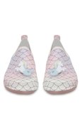 Peluche Pembe Kız Çocuk Deniz Ayakkabısı MERMAID UNICORN