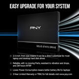 PNY CS900 250GB 535/500MB/s 2,5" SATA3 SSD (SSD7CS900-250-RB)