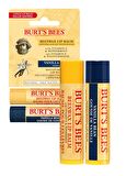  Burts Bees Beeswax ve Vanilya Aromalı 2'li Dudak Bakım Krem Seti