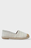 Kadın Günlük Espadril Babet Ayakkabı BEYAZ