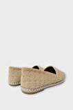 Kadın Günlük Espadril Babet Ayakkabı KREM