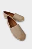 Kadın Espadril Babet Ayakkabı KREM