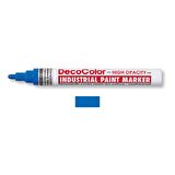 Marvy Markör İndustrıal Paint Suya Ve Isıya Dayanıklı Fiber Uç 4.5 MM Mavi 728