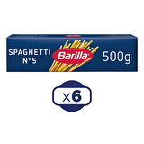 Barilla Spagetti No.5 500 G X 6 Adet